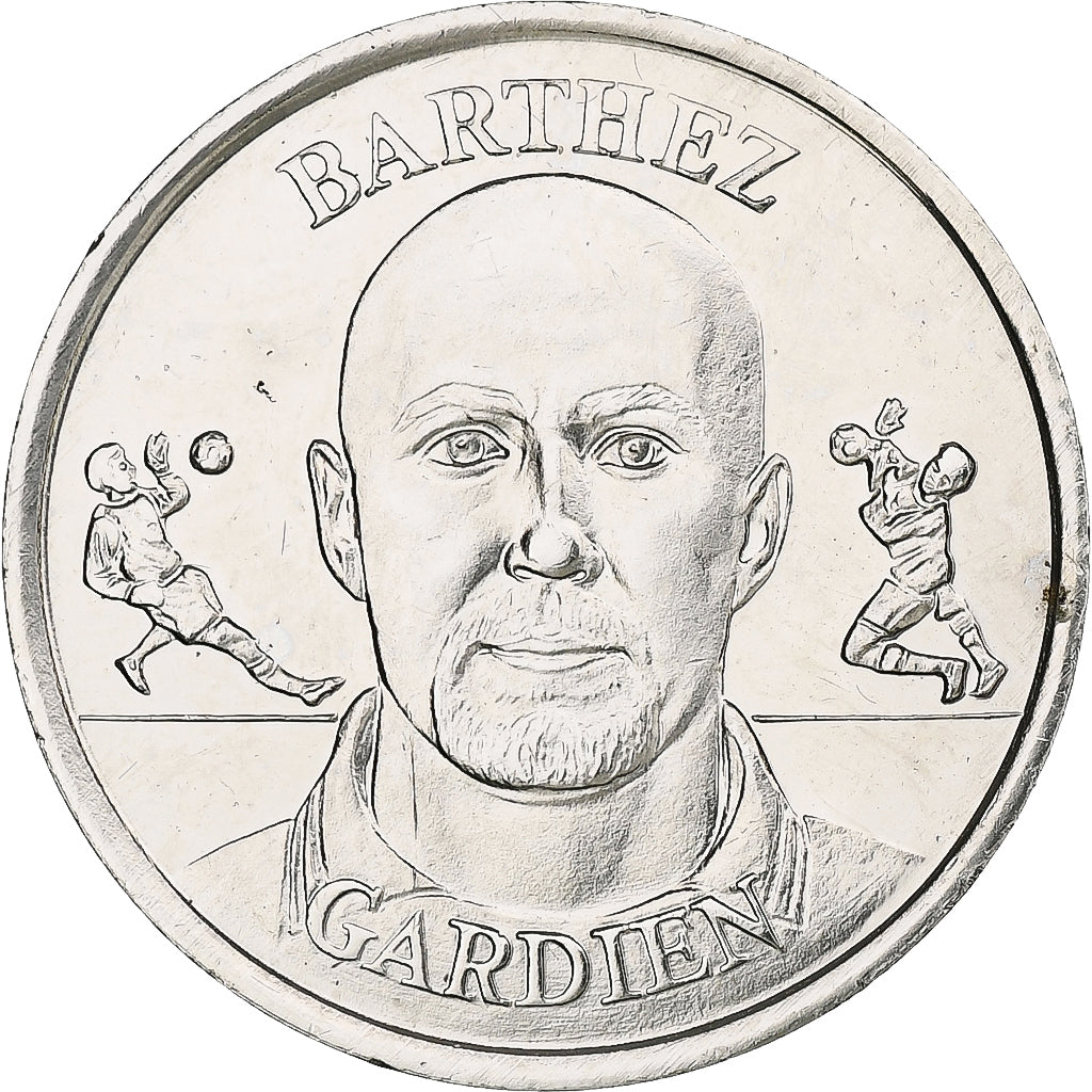 France, Jeton, Equipe de France de Football, Barthez, Gardien de but, 1998