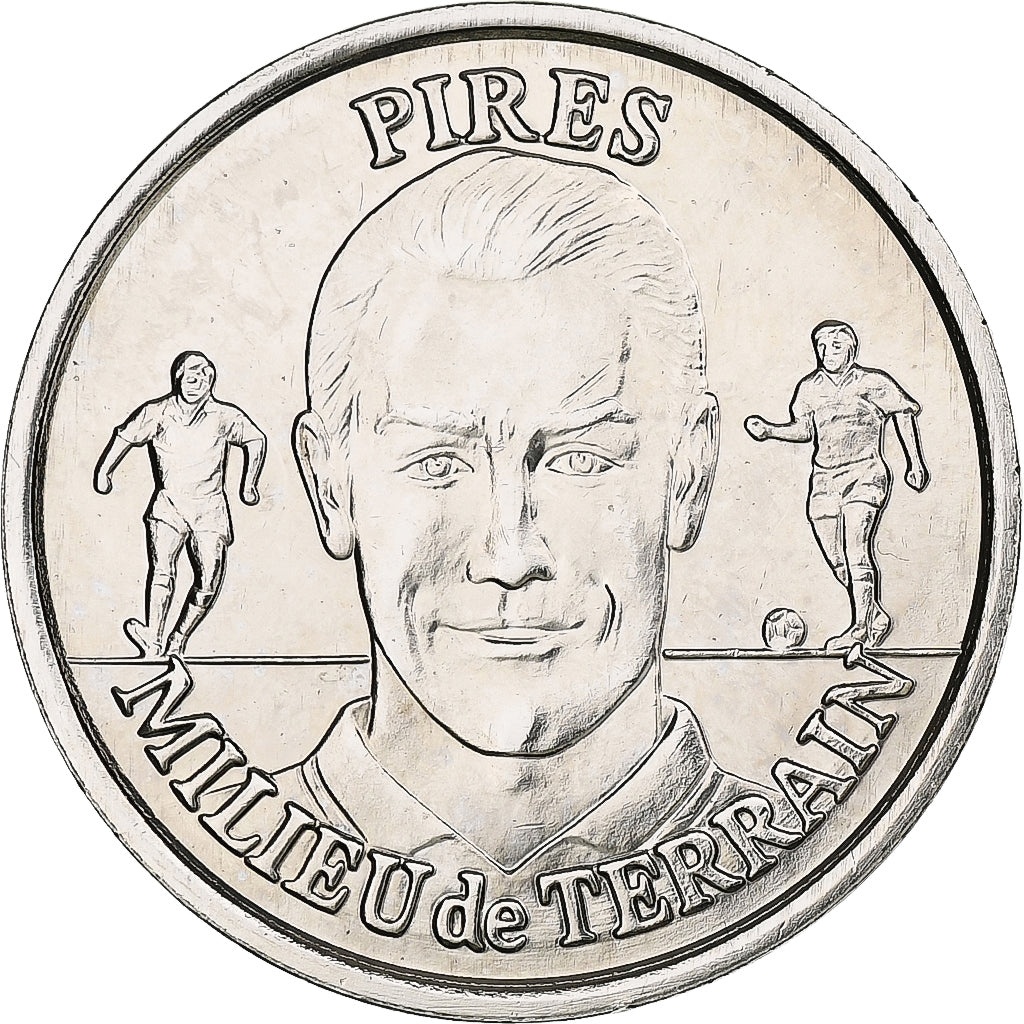 France, Token, Equipe de France de Football, Pirès, Attaquant, 1998, Nickel