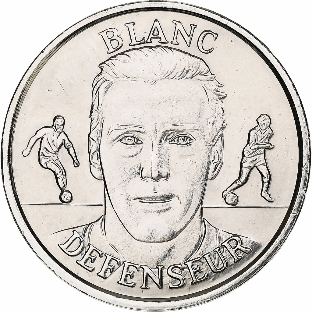 France, Token, Equipe de France de Football, Blanc, défenseur, 1998, Nickel