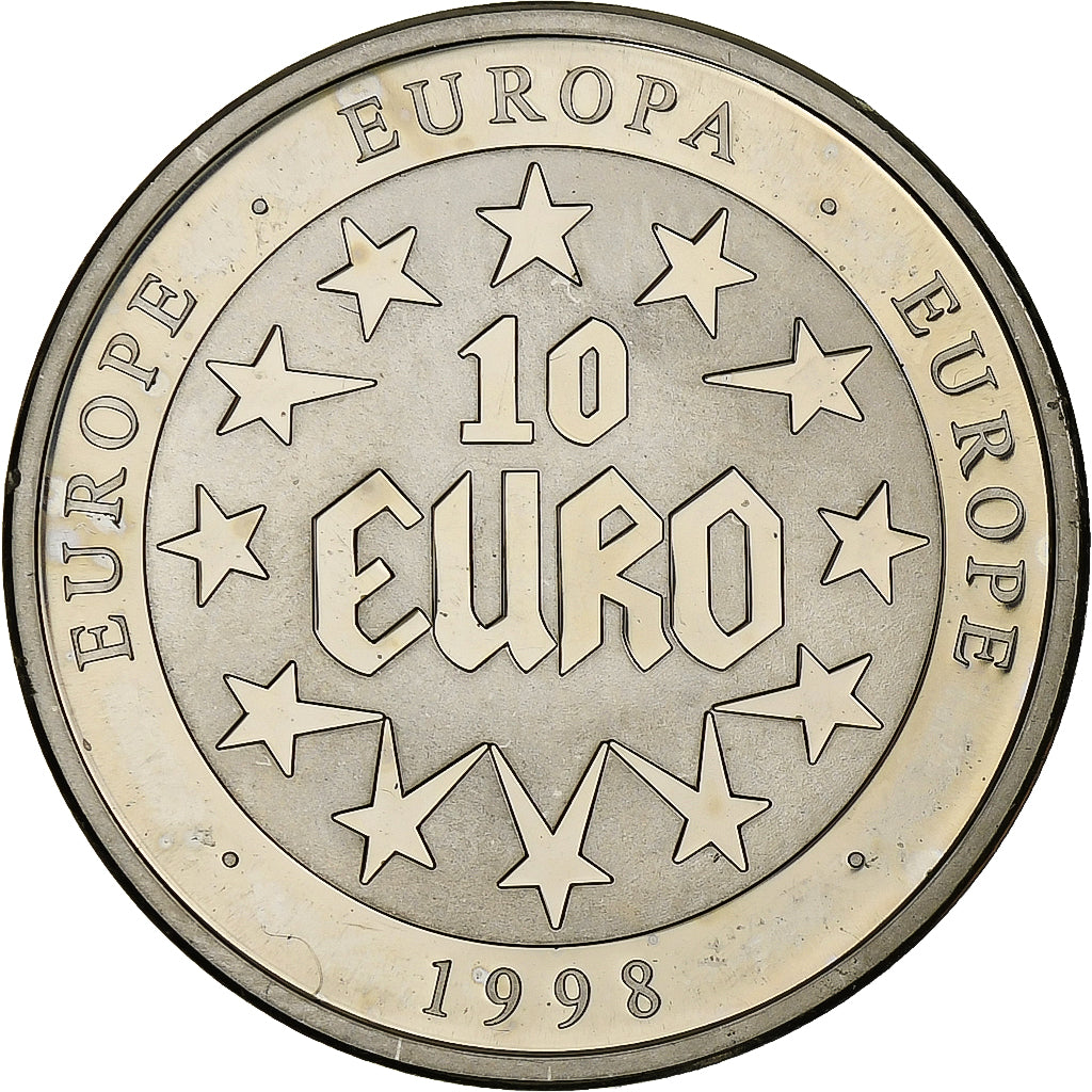 Germania, 10 Euro, Europa, 1998, Alpacca, FS, SPL