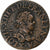France, Louis XIII, Double Tournois, 1615, Amiens, Copper, AU(50-53), CGKL:264