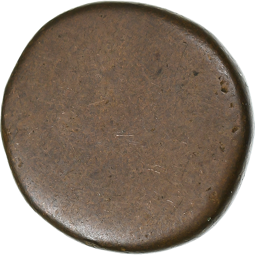 India francese, Doudou, (1836), Pondicherry, Coq, Bronzo, B