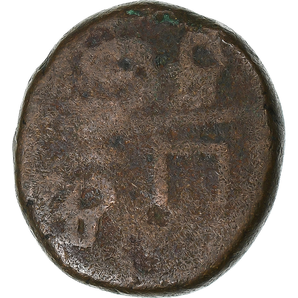 India francese, Doudou, (1836), Pondicherry, Coq, Bronzo, B+