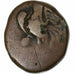 French India, Doudou, (1836), Pondicherry, Coq, Bronze, SGE+