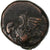 India francese, Doudou, (1836), Pondicherry, Coq, Bronzo, MB+