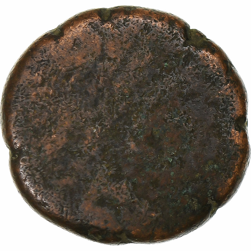 French India, Louis XV, Doudou, n.d. (1715-1774), Pondicherry, Bronze, F(12-15)