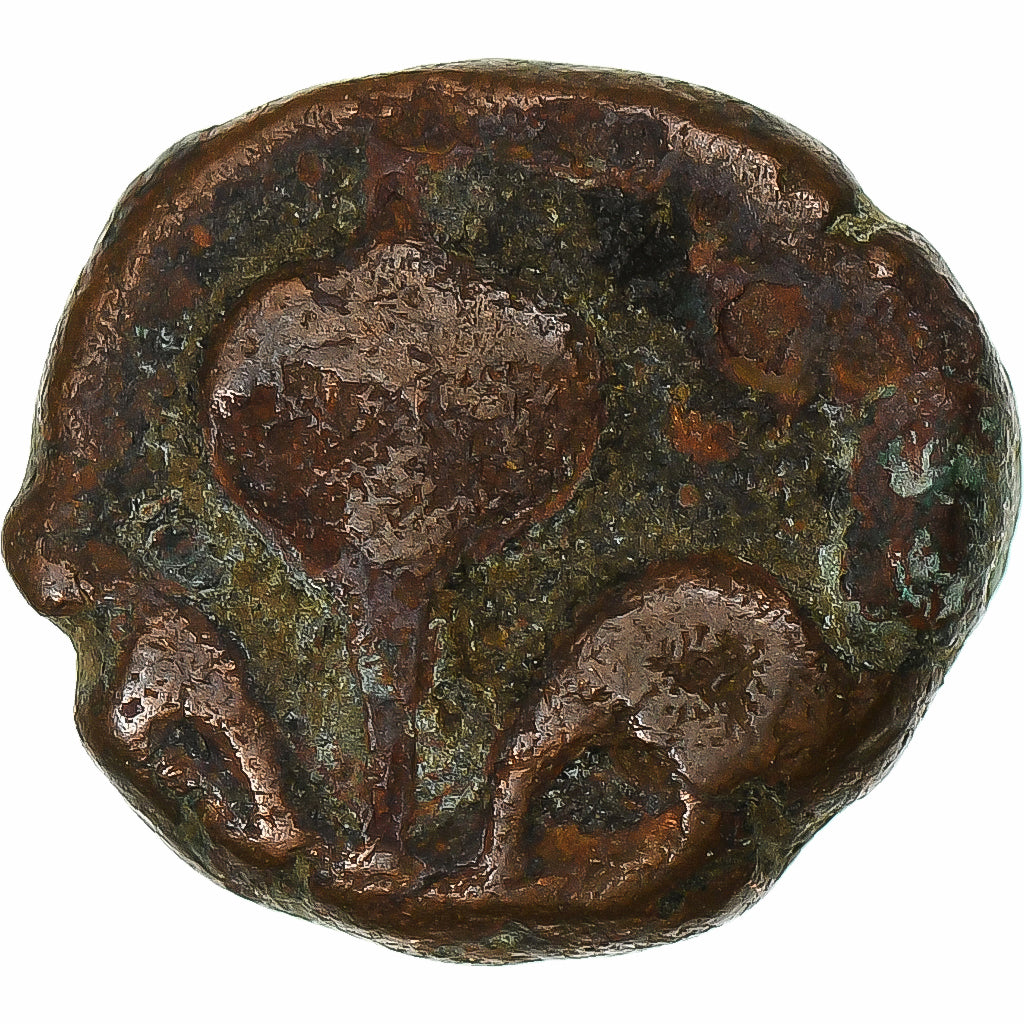 French India, Louis XV, Doudou, n.d. (1715-1774), Pondicherry, Bronze, VF(20-25)