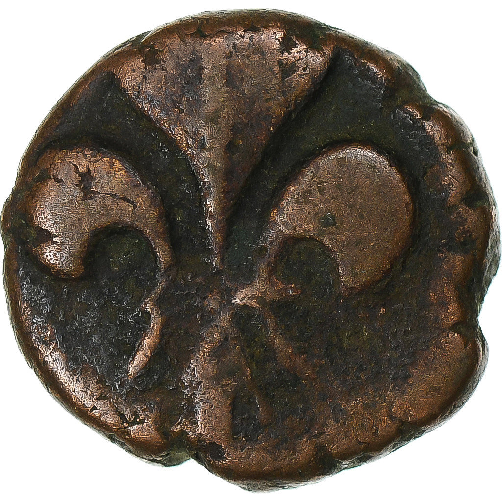 French India, Louis XV, Doudou, n.d. (1715-1774), Pondicherry, Bronze, VF(30-35)