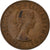 Großbritannien, Elizabeth II, Penny, 1966, Bronze, SS+