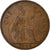 Great Britain, Elizabeth II, Penny, 1966, Bronze, AU(50-53)