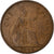 Grã-Bretanha, Elizabeth II, Penny, 1966, Bronze, AU(50-53)