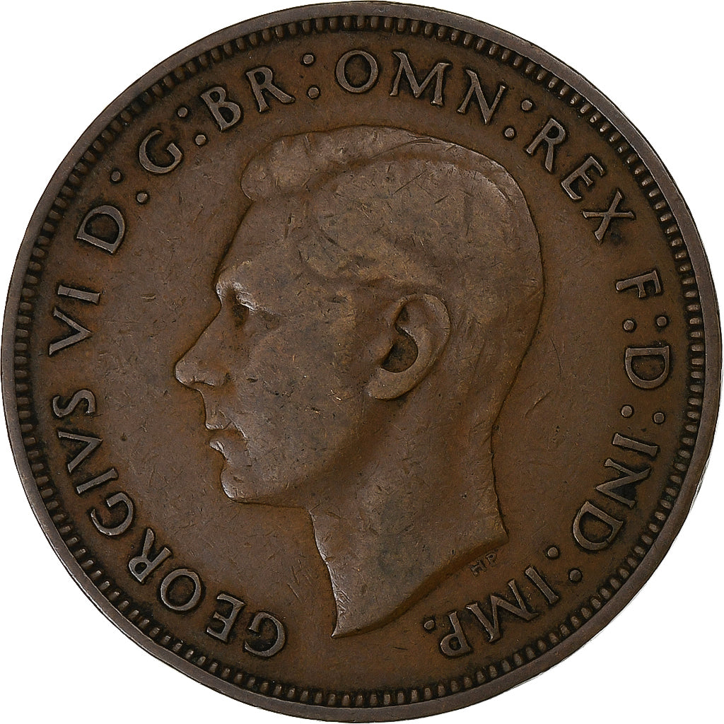 Great Britain, George VI, Penny, 1945, London, Bronze, VF(30-35)