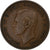 Grã-Bretanha, George VI, Penny, 1945, London, Bronze, VF(30-35)