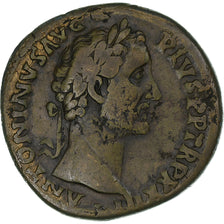 Antoninus Pius, Sesterz, 159-160, Rome, Bronze, S+