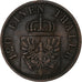 Deutschland, PRUSSIA, Wilhelm I, 3 Pfenninge, 1870, Berlin, Kupfer, SS+, KM:482