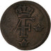 Zweden, Adolf Frederick, Ore, 1758, Bronzen, FR+, KM:460