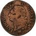 Frankreich, Louis XVI, Sol, 1791, Rouen, 2nd semestre, Kupfer, SGE+, Gadoury:350