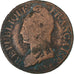França, 5 Centimes, Dupré, AN 8, Strasbourg, Bronze, F(12-15), Gadoury:126a