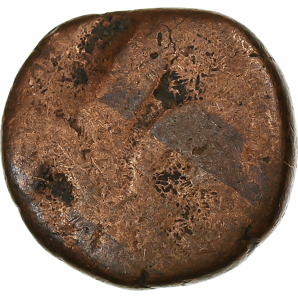 India francese, Louis XV, Doudou, n.d. (1715-1774), Pondicherry, Bronzo, B