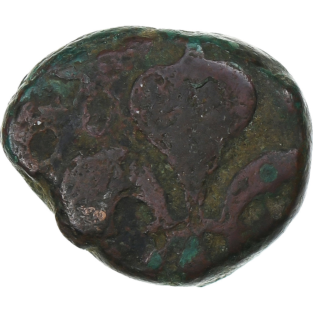 Inde française , Louis XV, Doudou, n.d. (1715-1774), Pondichéry, Bronze, TB