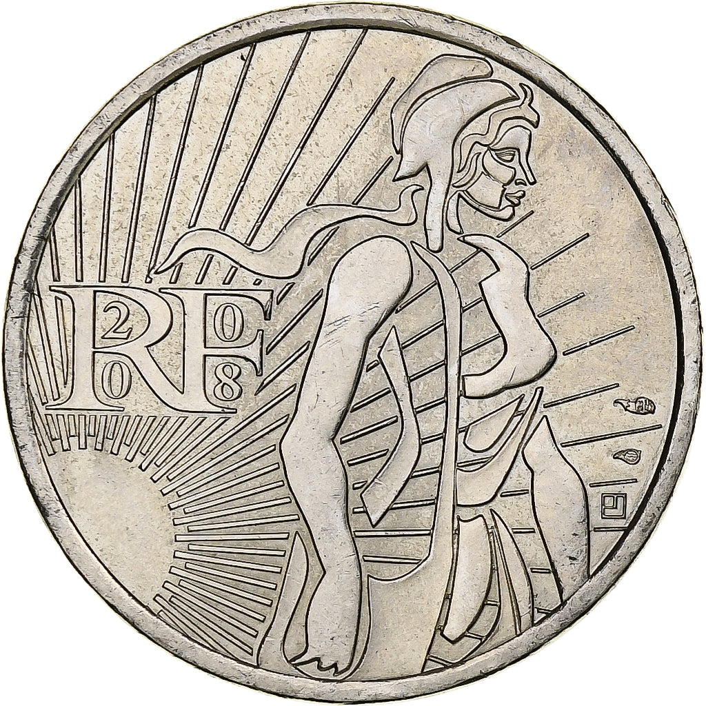 Frankreich, 5 Euro, Semeuse, 2008, MDP, Silber, UNZ