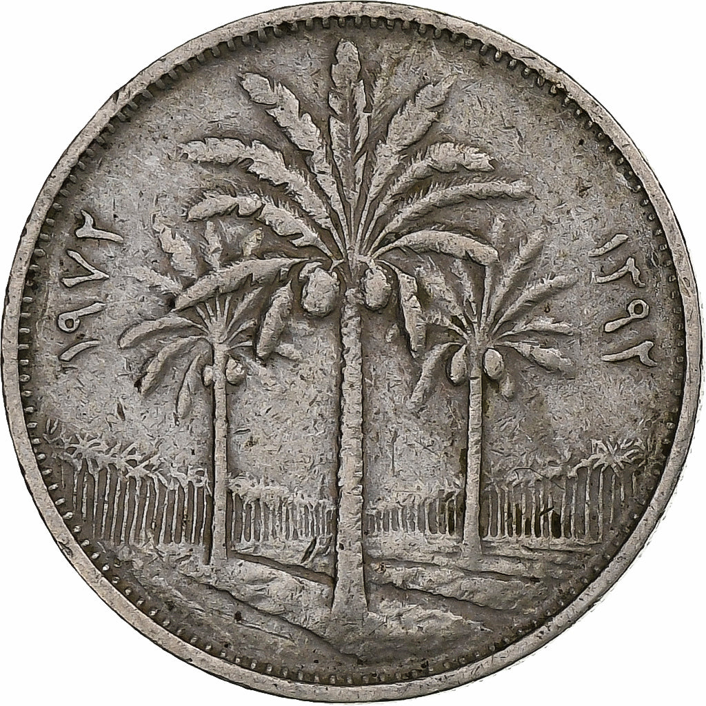 Iraq, 25 Fils, 1972/AH1392, Copper-nickel, EF(40-45), KM:127