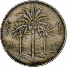 Iraq, 100 Fils, 1972/AH1392, Copper-nickel, EF(40-45), KM:129