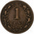 Paesi Bassi, William III, Cent, 1878, Utrecht, Bronzo, MB+, KM:107.1