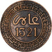 Morocco, 'Abd al-Aziz, 5 Mazunas, 1903/AH1321, Bronze, AU(50-53), KM:16.3