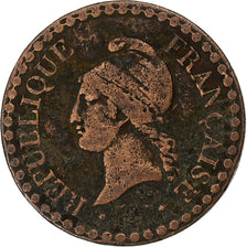 Francia, 1 Centime, Dupré, 1851, Paris, Bronzo, MB+, Gadoury:84