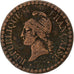 Francia, 1 Centime, Dupré, 1851, Paris, Bronzo, MB+, Gadoury:84