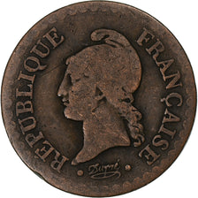 Francia, 1 Centime, Dupré, 1849, Paris, Bronce, BC, Gadoury:84