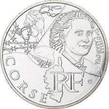 France, 10 Euro, Corse, 2012, MDP, Silver, MS(63)