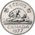Canadá, Elizabeth II, 5 Cents, 1977, Ottawa, Prueba, Níquel, FDC, KM:60.1