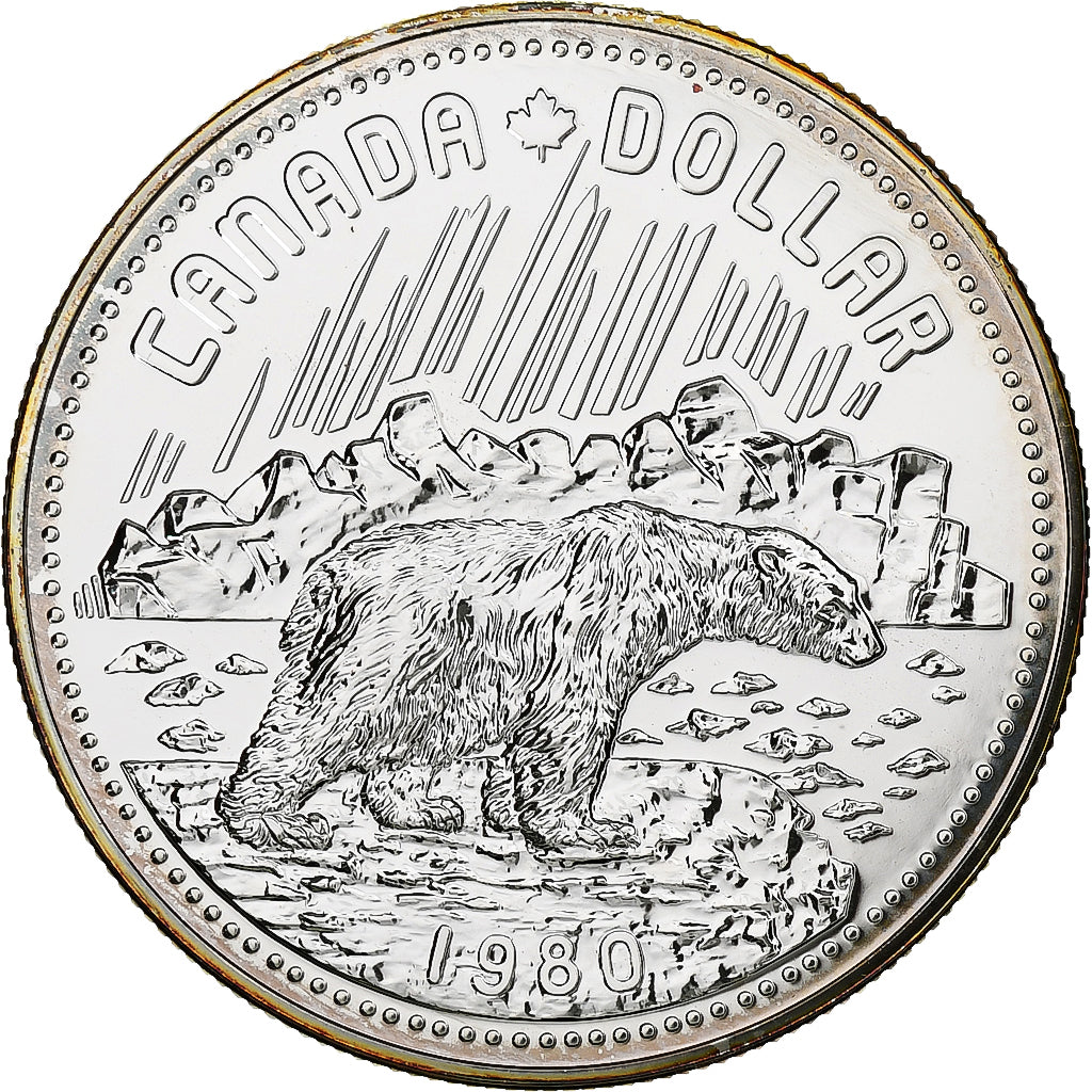Canada, Elizabeth II, Dollar, Arctic Territories, 1980, Ottawa, Proof, Silver