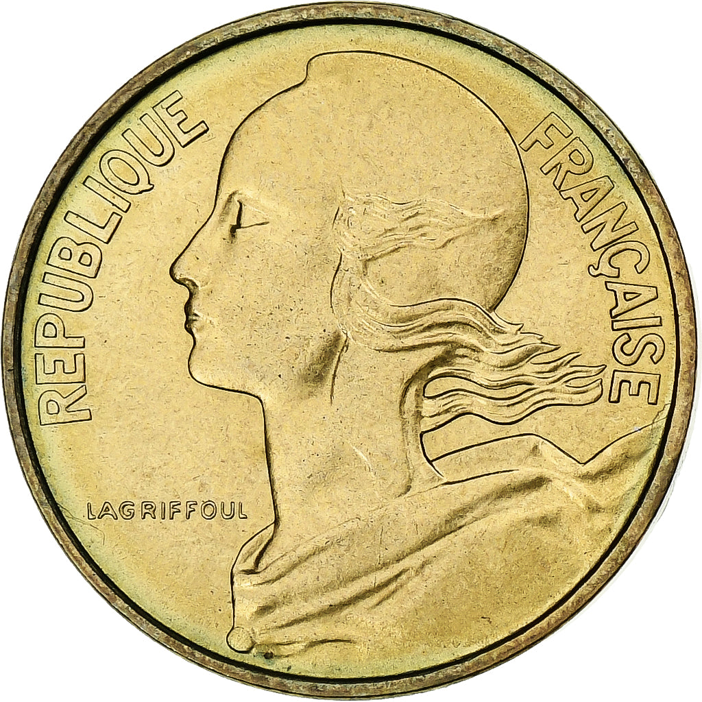 France, 10 Centimes, Marianne, 1964, Paris, Bronze-Aluminium, FDC, Gadoury:293