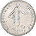 France, 1/2 Franc, Semeuse, 1966, Paris, Nickel, MS(65-70), Gadoury:429
