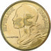 França, 50 Centimes, Marianne, 1964, Paris, Alumínio-Bronze, EF(40-45)