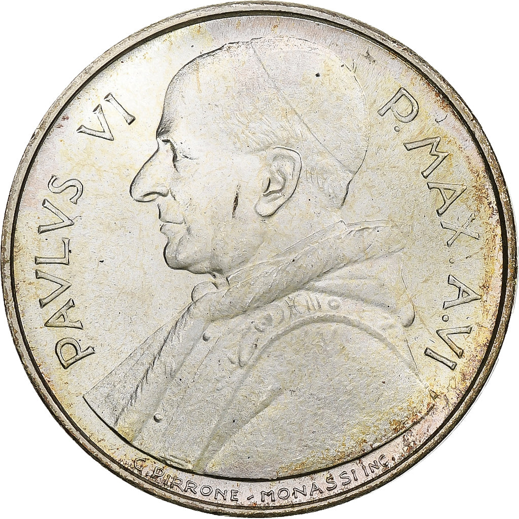 Vatican, Paul VI, 500 Lire, 1968 (Anno VI), Rome, Silver, MS(64), KM:107