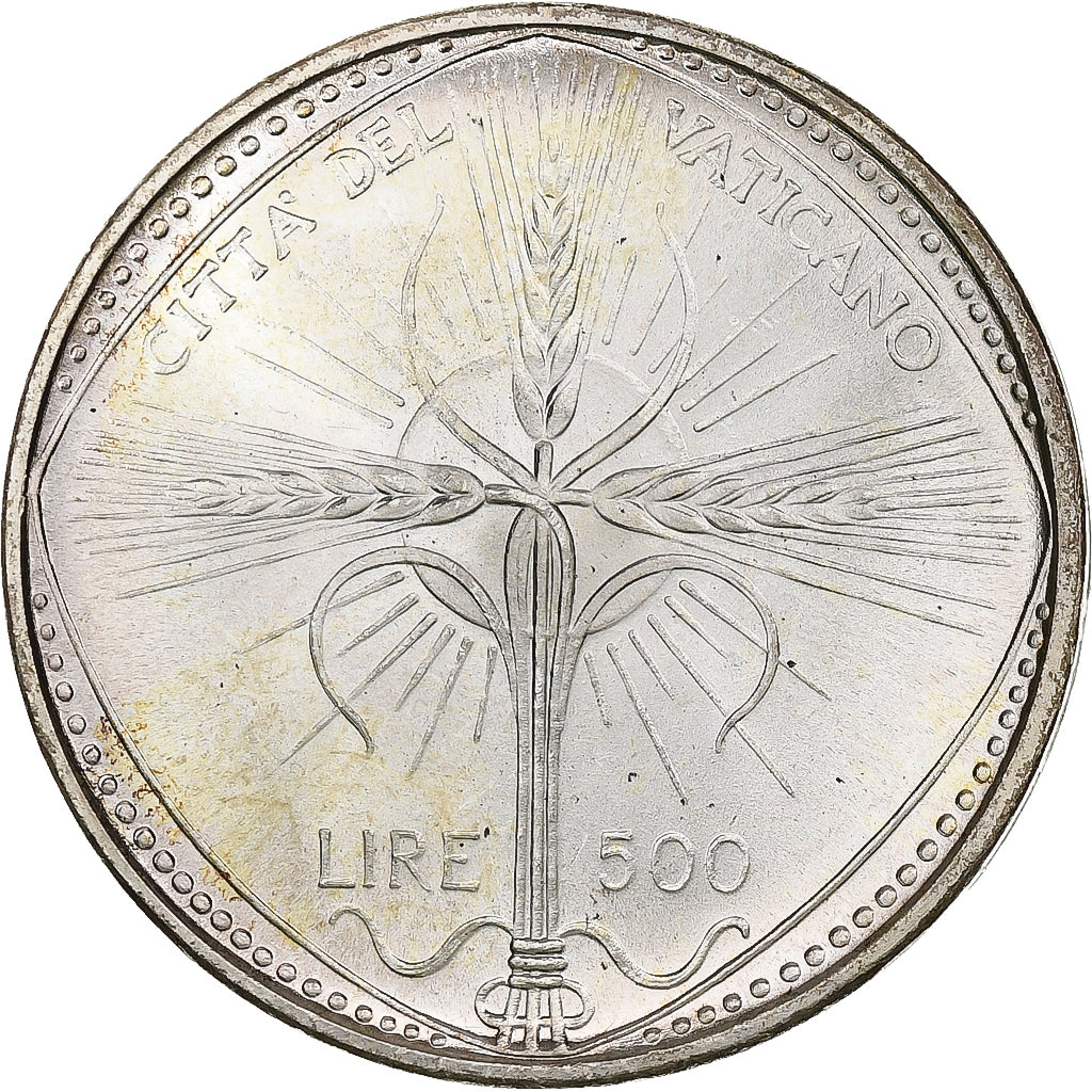 Vatican, Paul VI, 500 Lire, 1968 (Anno VI), Rome, Silver, MS(64), KM:107