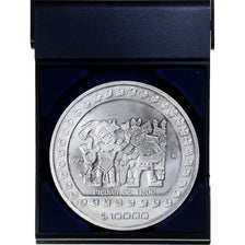 Messico, 10000 Pesos, 5 Oz, Pre-Columbian Aztec - Stone of Tizoc, 1992, Mexico