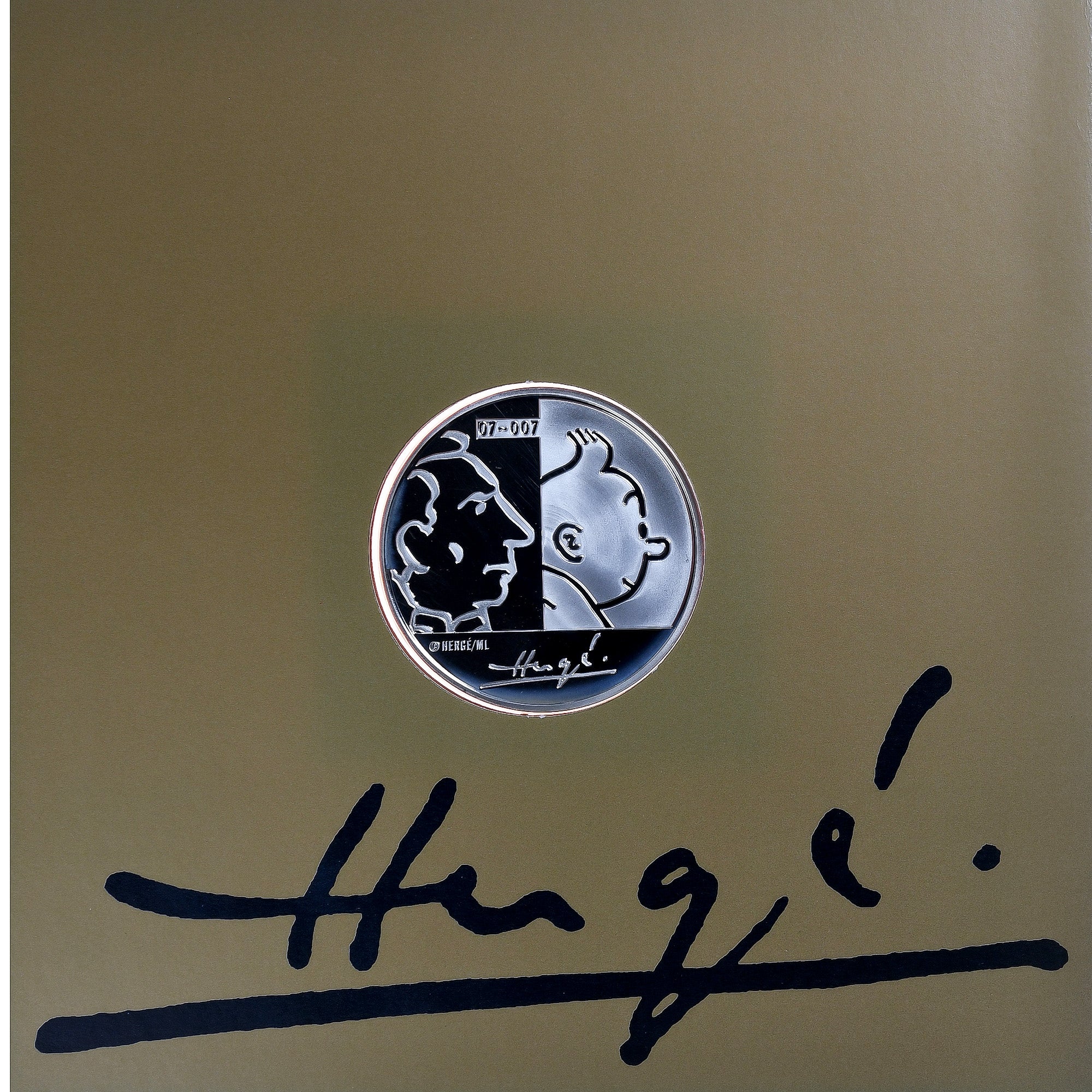 Belgium, 20 Euro, Hergé, 2007, Brussels, Silver, MS(65-70)