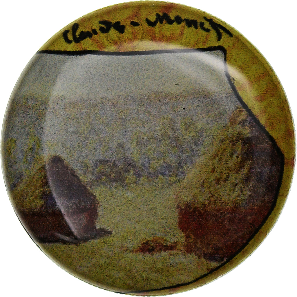 France, Token, Claude Monet, Meules, fin de l'été, Nickel, EF(40-45)