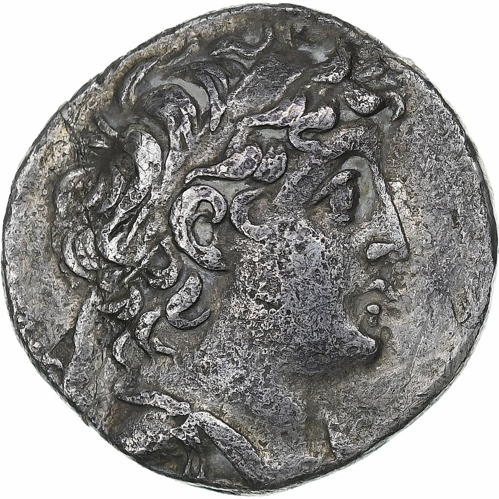 Seleukid Kingdom, Demetrios II, Didrachm, 129-128 BC, Tyre, Silver, EF(40-45)
