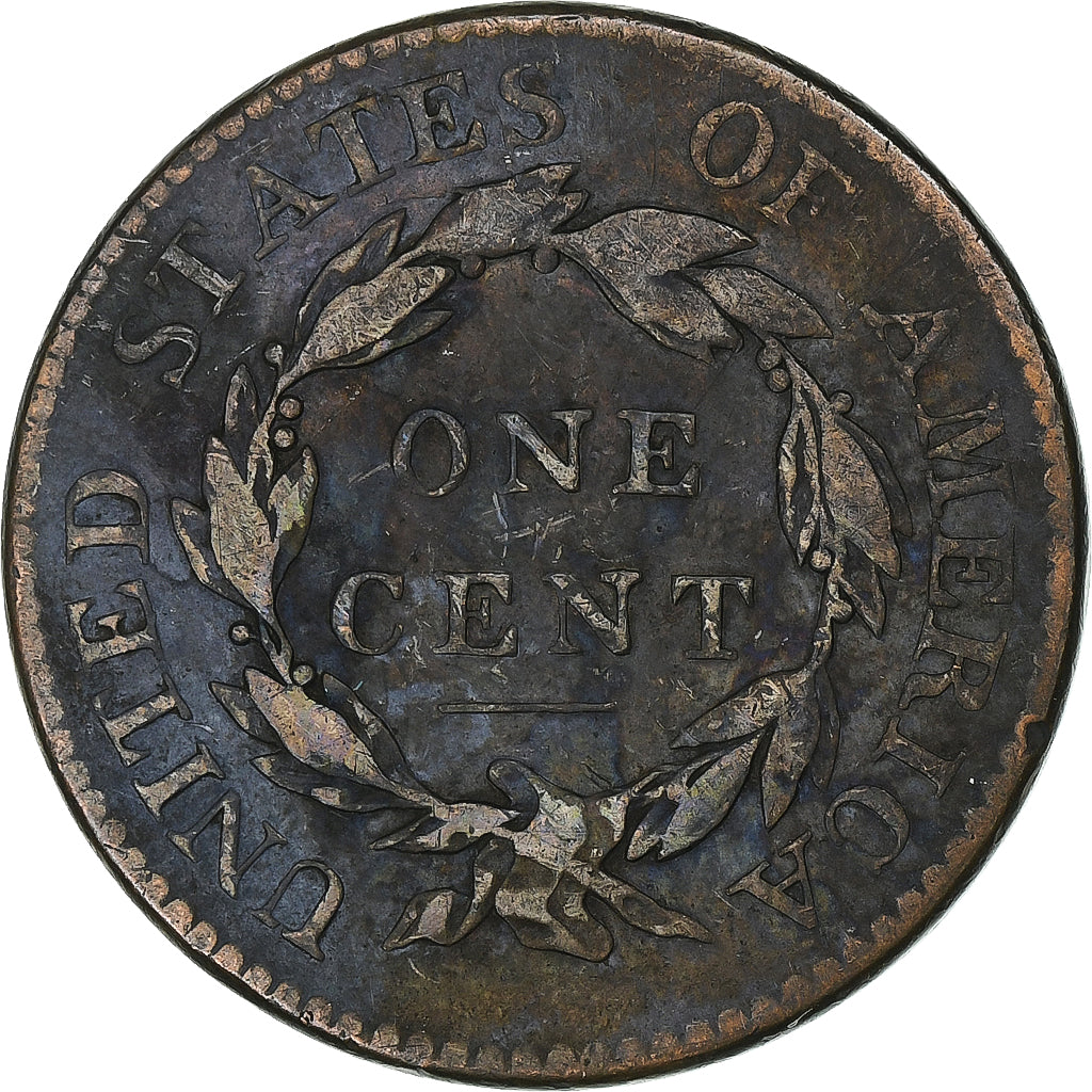 United States, 1 Cent, Coronet Head, 1818, Philadelphia, Copper, VF(30-35)