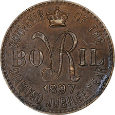 Reino Unido, Token, Bovril, Queen Victorias Diamond jubilee, 1897, Cobre