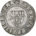 Francia, Charles VI, Blanc Guénar, 1380-1422, Toulouse, Vellón, BC+