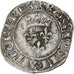 France, Charles VI, Florette, 1417-1422, Paris, Billon, TB+, Duplessy:387