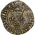 Francia, Charles VI, Florette, 1417-1422, Rouen, Vellón, BC+, Duplessy:387