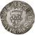 France, Charles VI, Florette, 1417-1422, Rouen, Billon, TTB, Duplessy:387